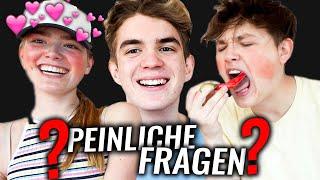 EXTREM PEINLICHE Fragen an LEA, MORITZ & MICH!