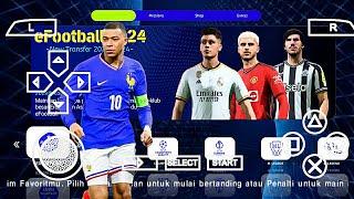 eFootball PES 2024 PPSSPP Patch Original Ps5 Update Transfer & Fix Cursor Name Best Graphics