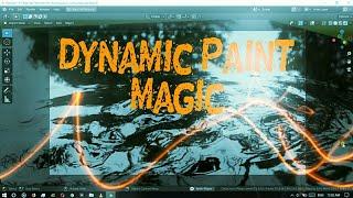 Dynamic Paint And Bruce Water effects Blender 2.8 Tutorials