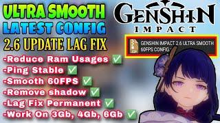 How To Fix Lag Genshin Impact On Lowend Device | Config Genshin Impact 2.4 Anti Lag Fix 60Fps