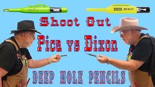 Shootout Between Pica VS Dixon Deep Hole Pencils -Comparing useful pencils in the woodworking shop.