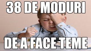 38 DE MODURI DE A FACE TEME (PARODIE)