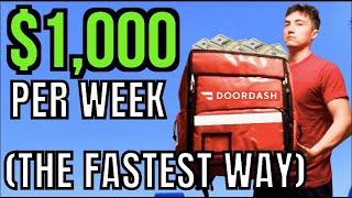 Make $1,000/ Week With Doordash/Uber Eats
