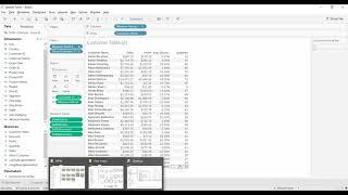 Tableau Tutorial - Synchronized Scrolling