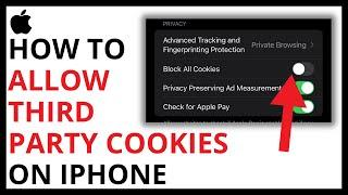 How to Allow Third Party Cookies on iPhone [QUICK GUIDE]