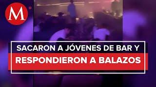 Jóvenes arman riña y balacera en bar de Tabasco