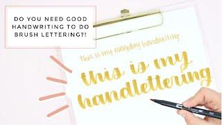 HANDWRITING vs. CALLIGRAPHY | My Hand Lettering Style | How To Handletter