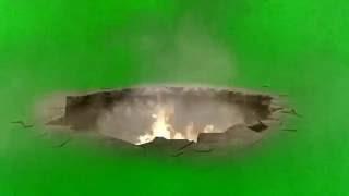 earth blast green screen