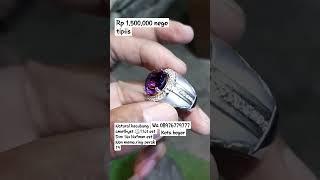 TEEJUALKECUBUNG AMETHYST QUARTZ EST BRAZIL #shorts #gemstone #kecubung #batuakik