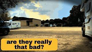 MOTORHOME AIRES IN FRANCE - Free Stopovers - Are they really that bad?