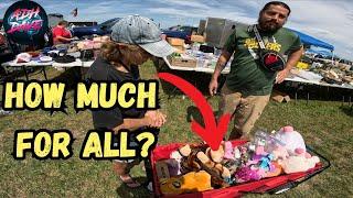 I had to buy it all at the flea market!