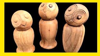 Woodturning a Whimsical Owl