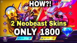 I SPENT ONLY 1800 FOR 2 NEOBEAST SKINS!HOW?!🫣WATCH TO FIND OUT!