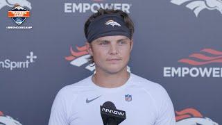 QB Zach Wilson on his approach to Broncos Camp: '[I'm] just doing my absolute best every single day'