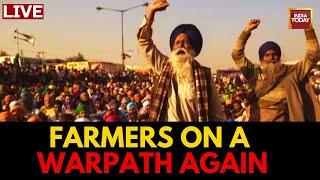 Farmers Protest LIVE Updates: Farmers March Continues Again | Punjab-Haryana Border Update LIVE