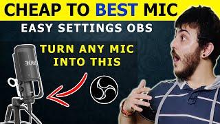 Make Any Mic Sound Expensive In OBS | Mic Settings & Filters (2022) | Have Bass and Crisp Voice