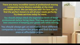 How to find the best moving companies Santa Monica