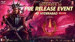 #UITheMovie - Pre Release Event Hyderabad | Upendra | Lahari Films | Venus Enterrtainers