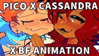 pico x cassandra x bf thingy [pico's school lca animation]