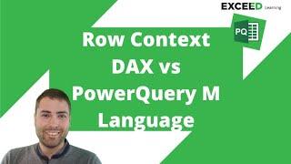 Row Context DAX vs PowerQuery M Language