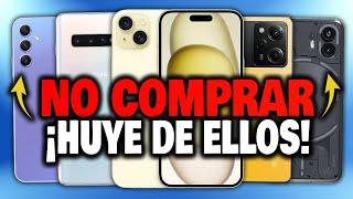 LOS 6 PEORES TELÉFONOS QUE NO DEBES COMPRAR EN 2024  ¡HUYE DE ELLOS! 