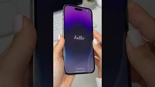 Unboxing Iphone 14 Pro Max 1TB deep purple | asmr #shorts