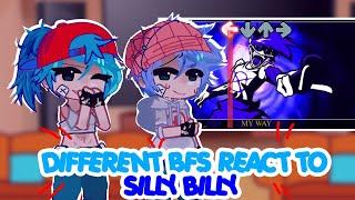 FNF BF AU React To Silly Billy + Bonus Video | Hit Single | Funkadelix | Friday Night Funkin