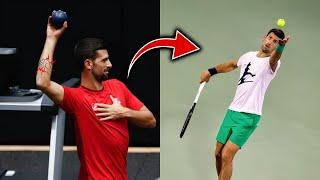 Novak Djokovic Tennis Workout to Increase Serve Power