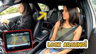 Mock test a day before her actual driving test | Is it always a good idea to use the highest gear?