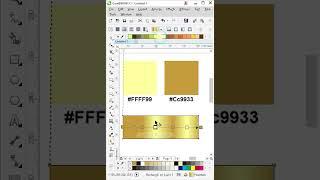 INI DIA KODE WARNA EMAS YANG SERING SAYA  PAKAI DI COREL DRAW #youtubeshort