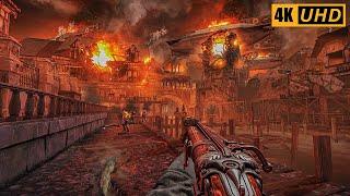 Ruins | Escape from Nazi Zombie Army | ULTRA Graphics Gameplay [4K60FPS] Wolfenstein: The Old Blood