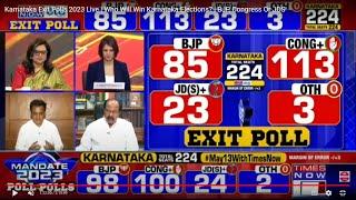 Live Karnataka Exit Polls | Which Party Will Win Karnataka Elections 2023? | BJP, Congress Or JDS