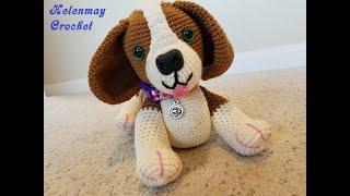 Crochet Cavalier Spaniel Dog Part 1 of 2  DIY Video Tutorial