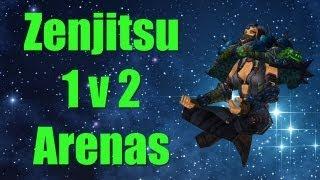 Monk PvP - Zenjitsu 1v2 Arenas