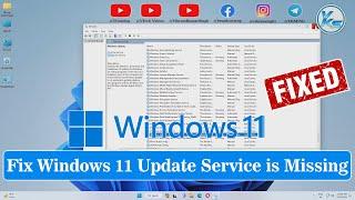  How To Fix Windows 11 Update Service is Missing