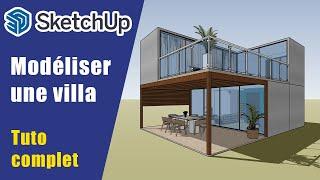 SKETCHUP : Modéliser une maison [TUTO COMPLET]