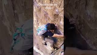 Passed by free solo climber