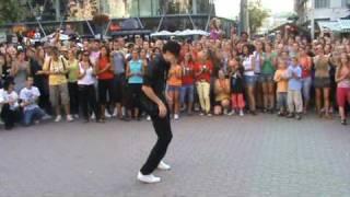 Billie Jean imitation on a Flashmob in Budapest