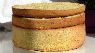 Рецепт простого БИСКВИТА. The recipe for a simple sponge cake.