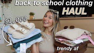 BACK TO SCHOOL CLOTHING HAUL *try on* 2022