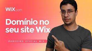 Como conectar um domínio no site Wix