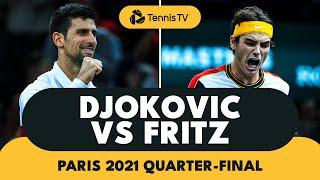 Novak Djokovic vs Taylor Fritz Highlights | Paris 2021 Quarter-Final