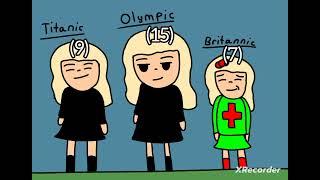 Olympic class sisters: evolution (age)