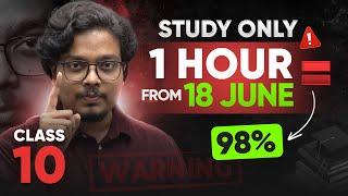 Study only 1 hour per day! |  Follow this for Next 30 days! Class 10 STRATEGY