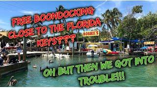 FREE Camping near the KEYS? WE GET INTO TROUBLE!!