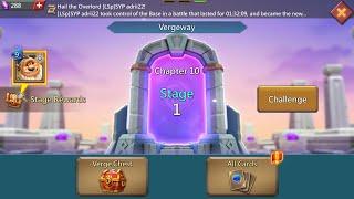 Lords mobile Vergeway chapter 10 stage 1