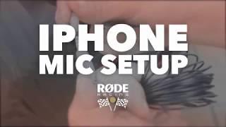 RØDE Racing - iPhone Microphone Setup
