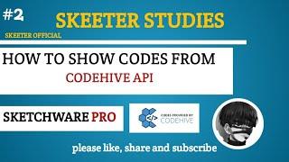 CODEHIVE API IN SKETCHWARE PRO