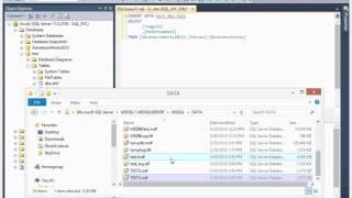 SQL Server Tutorial 4 - Files and File Groups