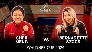 Match 7 | Chen Meng vs Bernadette Szocs | Day 2 | Waldner Cup 2024 (Full Match Highlights)